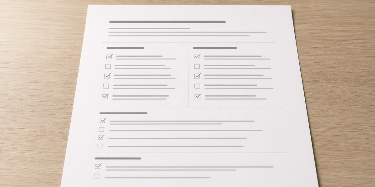 Guest reviewing a rental agreement that clearly states deposit and cleaning fee terms