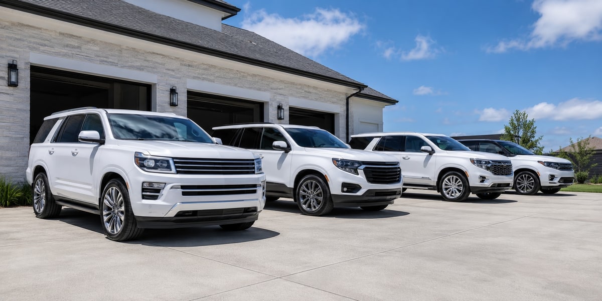 DriveonHTX vehicle ready for pickup at the Cypress, Texas home base