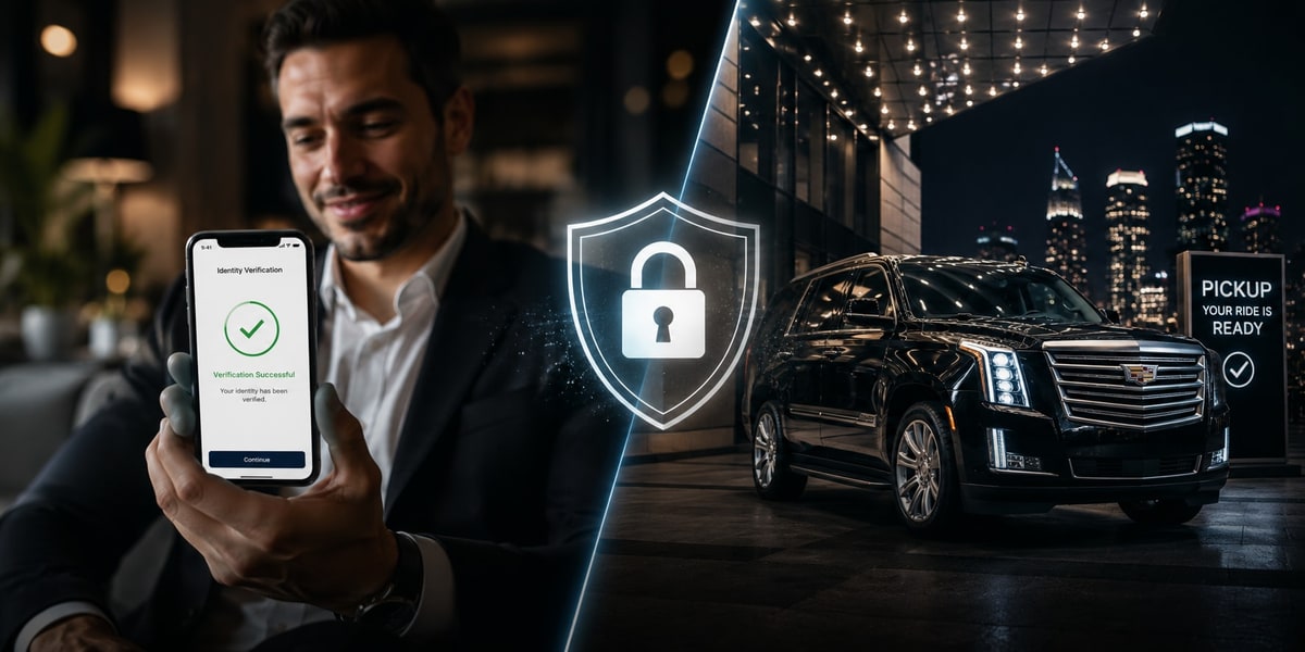 Identity verification and security protecting DriveonHTX rental customers in Houston